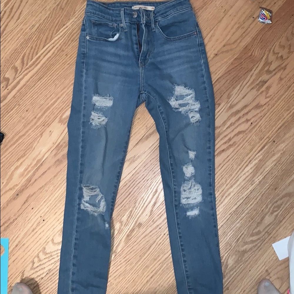 Levi’s high rise skinny jeans